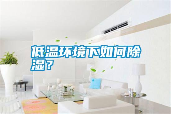 低溫環境下如何除濕？
