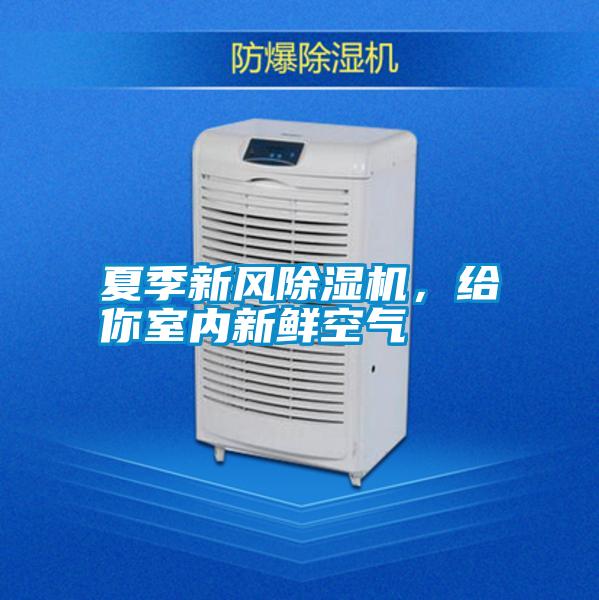 夏季新風(fēng)除濕機,給你室內(nèi)新鮮空氣