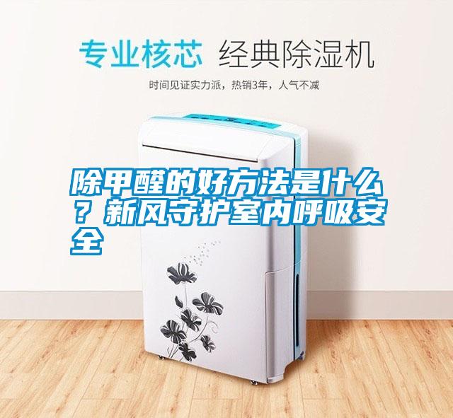 除甲醛的好方法是什么?新風守護室內呼吸安全