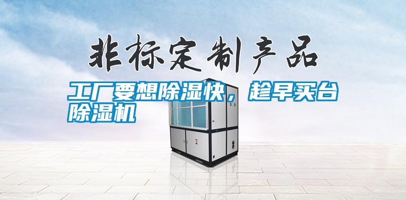 工廠要想除濕快,趁早買臺(tái)除濕機(jī)