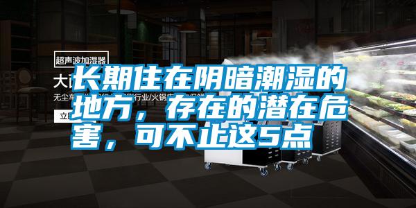 長期住在陰暗潮濕的地方，存在的潛在危害，可不止這5點