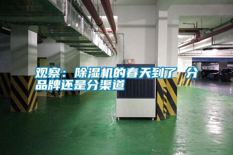 觀察:除濕機(jī)的春天到了 分品牌還是分渠道