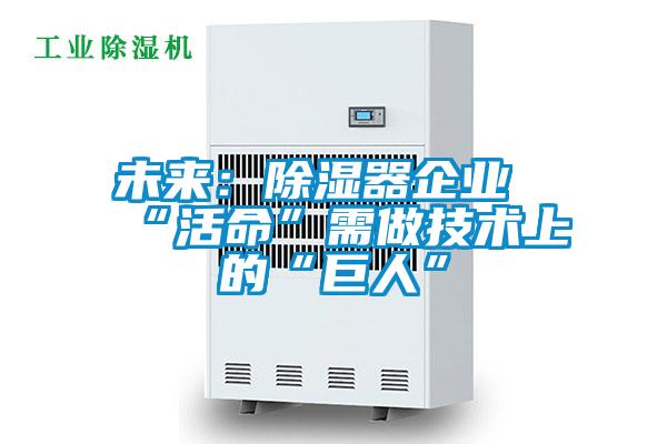 未來(lái):除濕器企業(yè)“活命”需做技術(shù)上的“巨人”