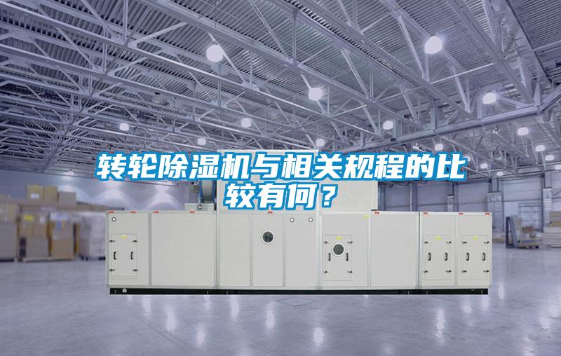 轉輪除濕機與相關規程的比較有何?