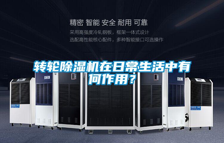 轉(zhuǎn)輪除濕機在日常生活中有何作用?
