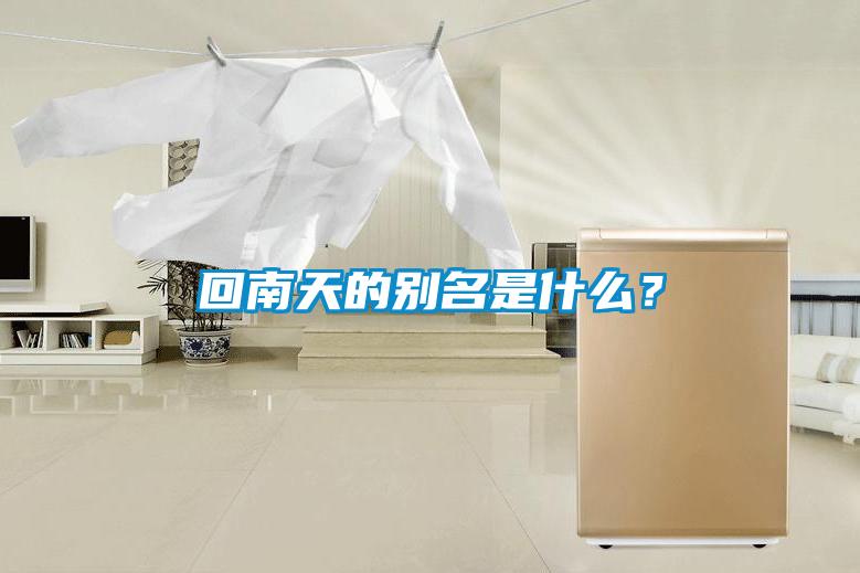 回南天的別名是什么?