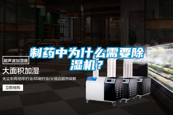 制藥中為什么需要除濕機?