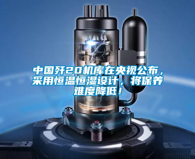 中國(guó)殲20機(jī)庫(kù)在央視公布，采用恒溫恒濕設(shè)計(jì)，將保養(yǎng)難度降低！