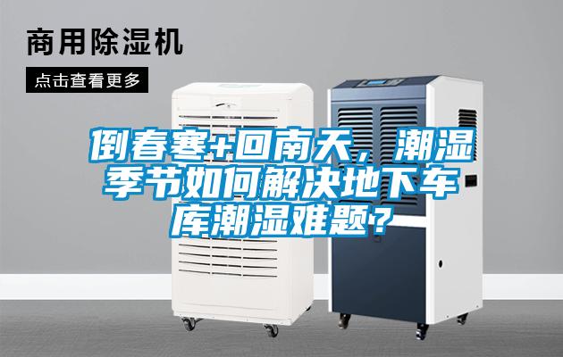 倒春寒+回南天，潮濕季節(jié)如何解決地下車庫(kù)潮濕難題？