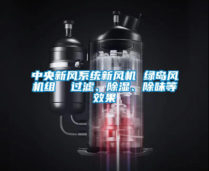 中央新風(fēng)系統(tǒng)新風(fēng)機(jī) 綠島風(fēng)機(jī)組  過(guò)濾、除濕、除味等效果