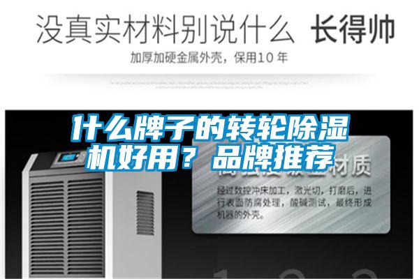 什么牌子的轉輪除濕機好用？品牌推薦