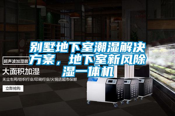 別墅地下室潮濕解決方案，地下室新風(fēng)除濕一體機(jī)