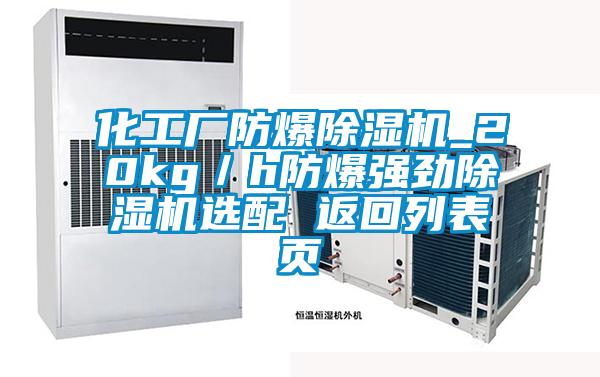 化工廠(chǎng)防爆除濕機(jī)_20kg/h防爆強(qiáng)勁除濕機(jī)選配 返回列表頁(yè)
