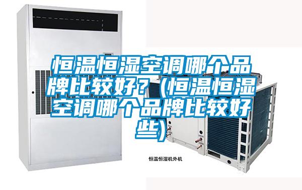 恒溫恒濕空調(diào)哪個品牌比較好?(恒溫恒濕空調(diào)哪個品牌比較好些)