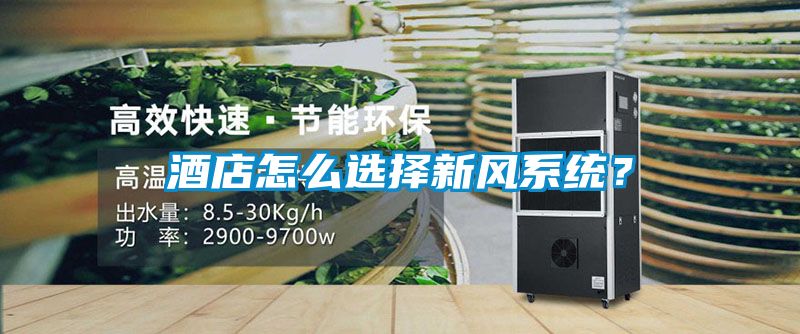 酒店怎么選擇新風系統?
