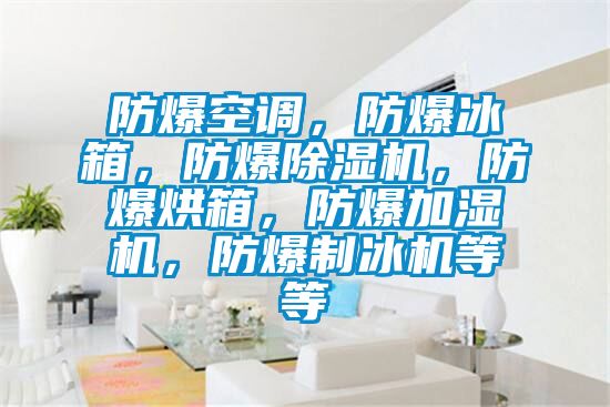 防爆空調,防爆冰箱,防爆除濕機,防爆烘箱,防爆加濕機,防爆制冰機等等