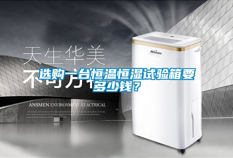選購一臺恒溫恒濕試驗箱要多少錢?